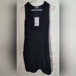 100% Lino Pocketed Dress Size Medium